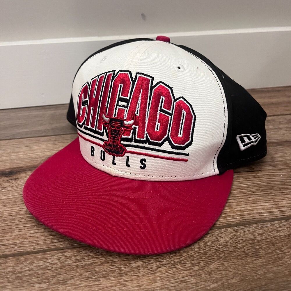 Chicago Bulls New Era Fits Hardwood Classic NBA Snapback Hat Cap Red White